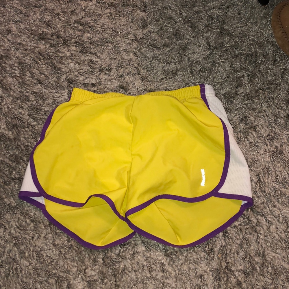 Yellow Reebok Running Shorts